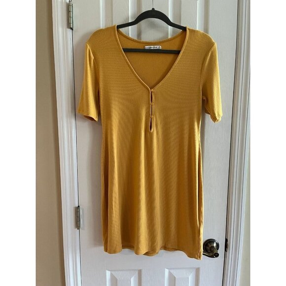 Abercrombie & Fitch Ribbed Tshirt Dress - Picture 1 of 3